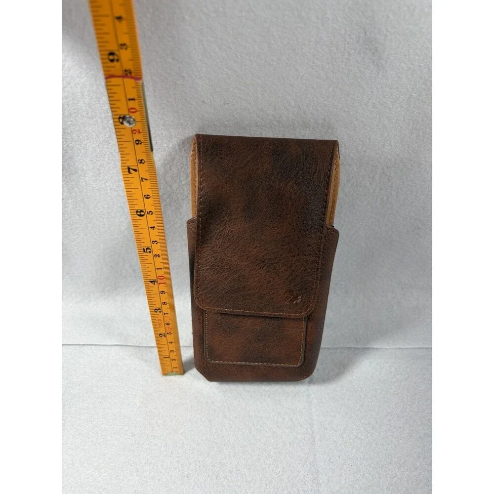 Real Leather Swivel Belt Men Card Holder Pouch Clip Holster Wallet PhoneCase New